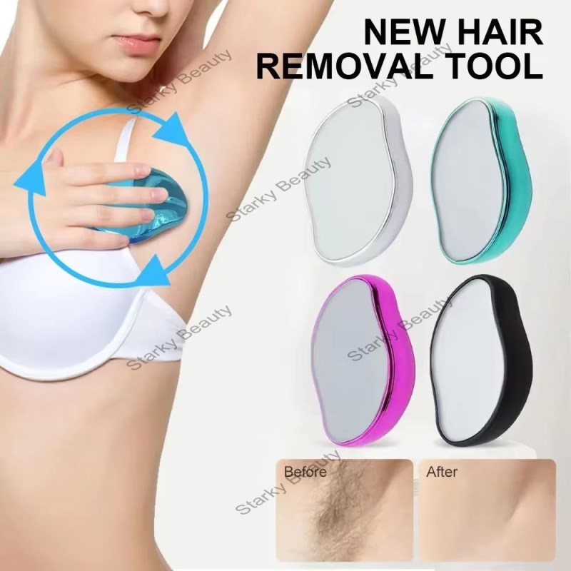 Nano Epilator Safe Easy to Clean Reusable Hair Removal Stone Male Female Body Beauty Care Hair Remo