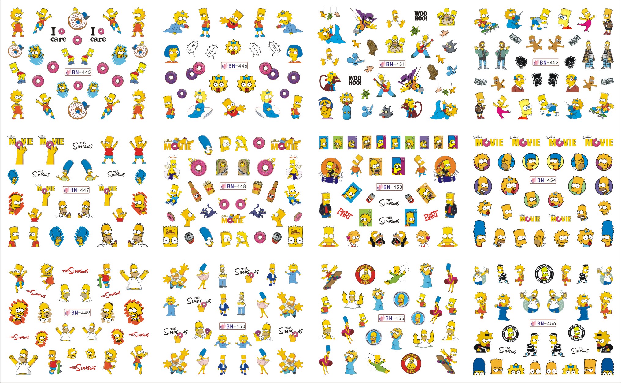 wholesale cheap water transfer nail art stickers