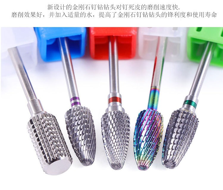 nail polishing head, nail alloy steel polishing head