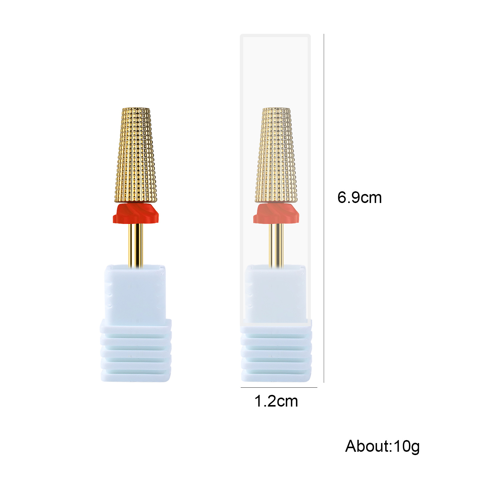 new nail polishing head 5-in-1 front nail removal drilling alloy grinding head