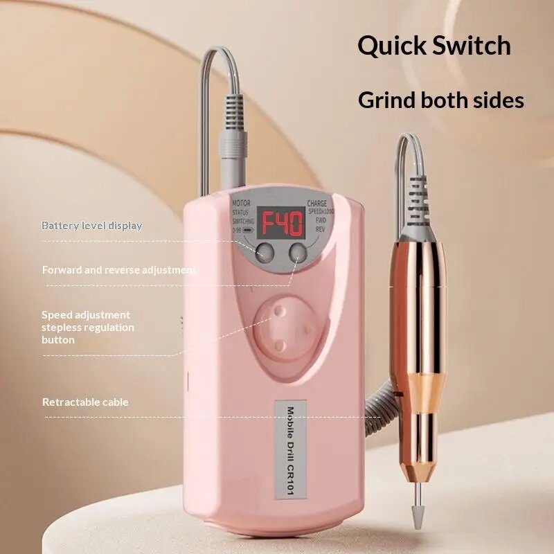 4w nail polishing machine charging 101 new nail tool portable high battery