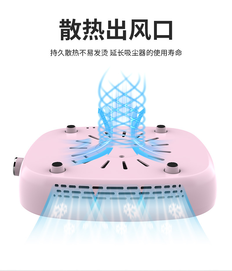 new nail vacuum cleaner portable high power nail dust collector