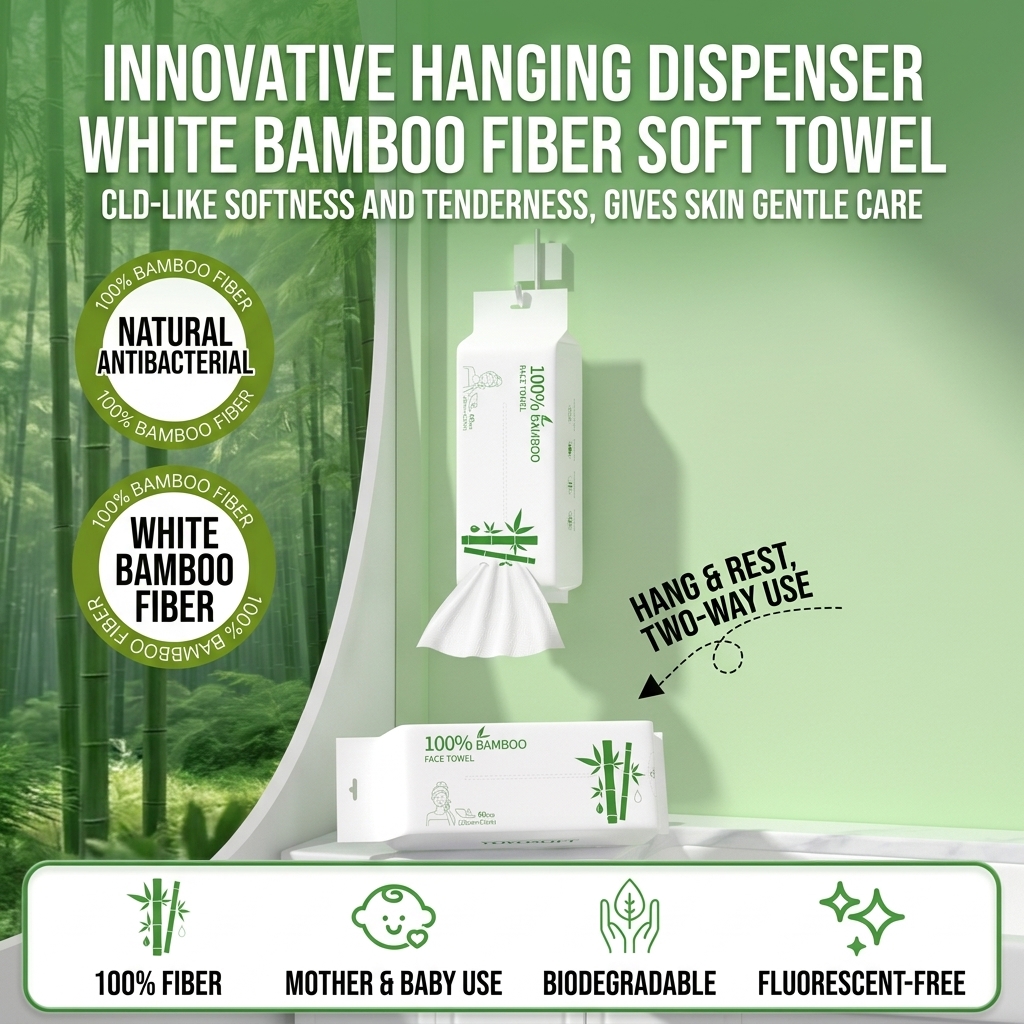 disposable facial towel bamboo fiber thickened extraction beauty salon facial cleanser makeup
