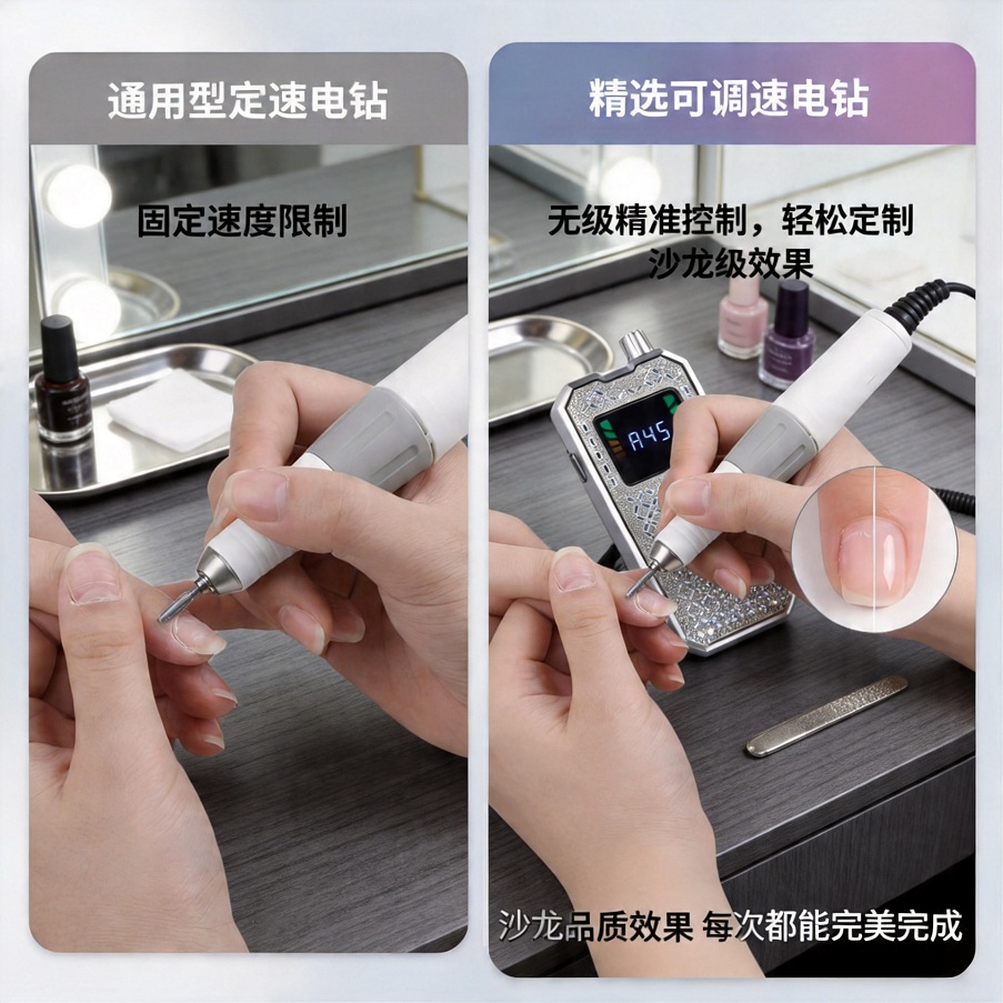 rhinestone-embedded nail art tool, silent high-speed no heating nail art grinding machine